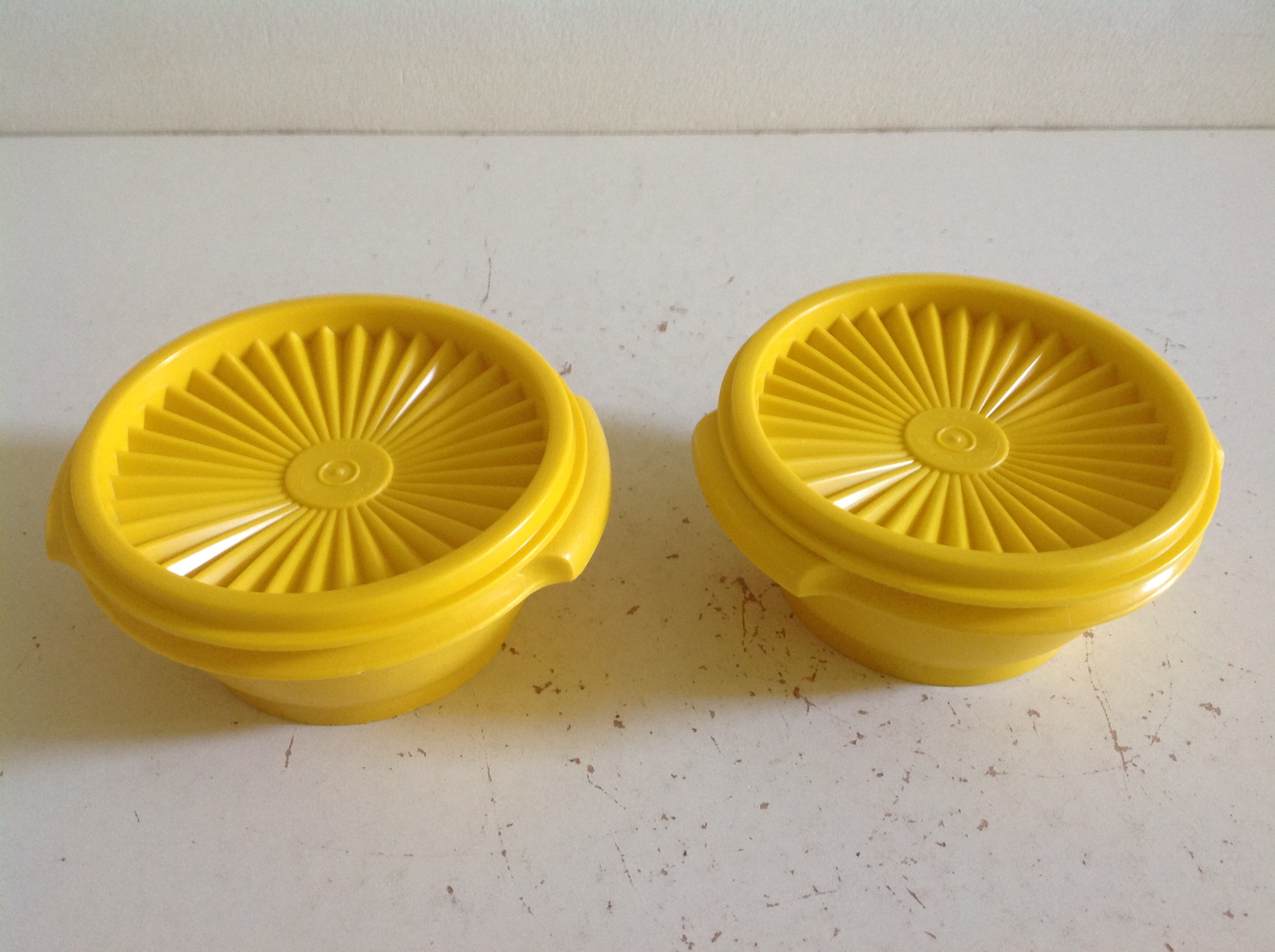 Tupperware bakje.