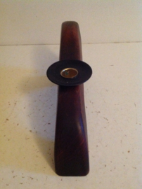 Set houten design kandelaars. Zweeds.