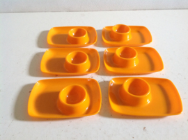 Set van 6 Eierdopjes.