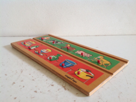 Inlegpuzzel. Hout.