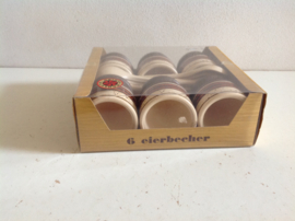 Set van 6 Eierdopjes.