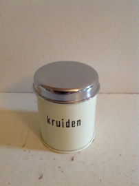 Blikje. Brabantia. Kruiden.