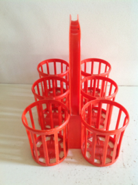 Flessenrek / drager. Rood.