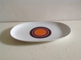 Serveerschaal. Ovaal.  33 cm.