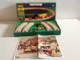 Basisset trein en rails. BRIO.