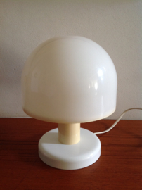 Champignon lamp. Wit.