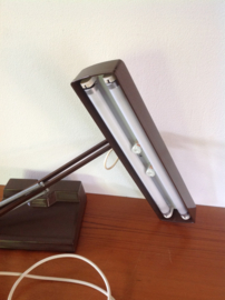 Grote bureau-/werklamp. XL. 70-/80's.