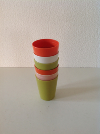 Tupperware. Set van 6  eierdopjes.