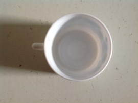 Café latte kop / soepkom. Arcopal. Lotus.