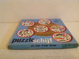 Inlegpuzzel. Hout.