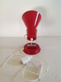 Wandlamp. Rood. 60’s/70’s.