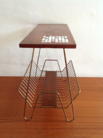 Lectuurbak / bijzettafel. Jaren 60 / 70.