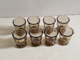 Set borrelglaasjes. Arcoroc.