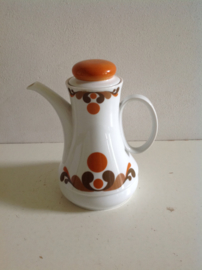 Thee-/koffiepot. 60's/70's.