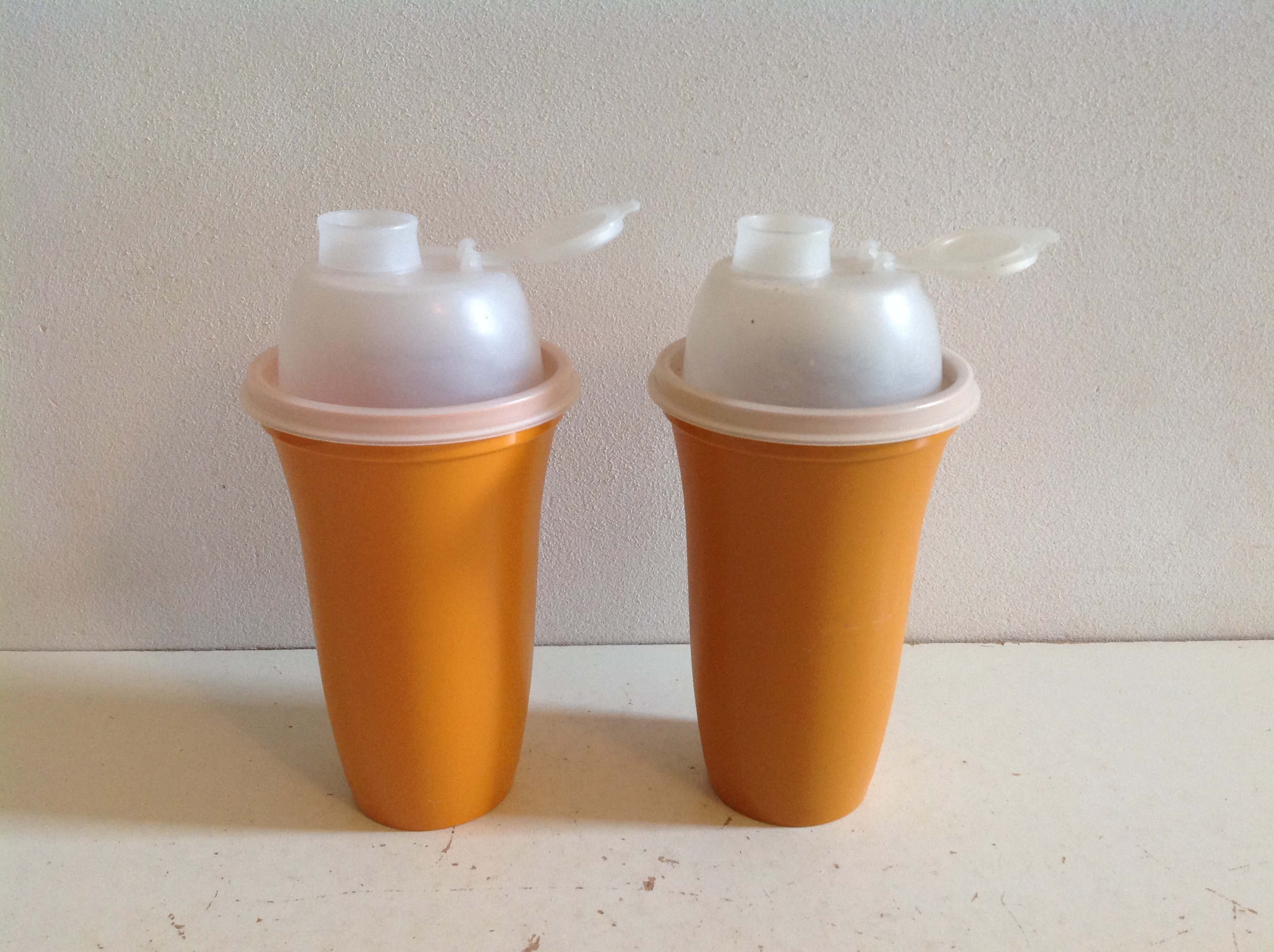 Tupperware. Shakers.