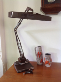 Grote bureau-/werklamp. XL. 70-/80's.