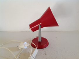 Wandlamp. Rood. 60’s/70’s.