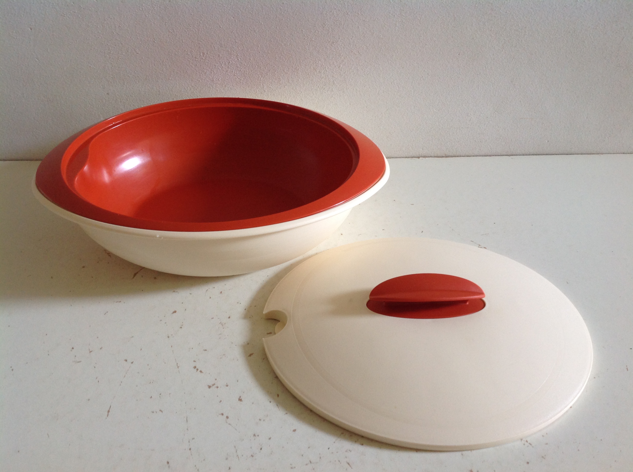 Isoleerschaal. Tupperware.