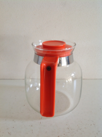 Theepot. Oranje. 70’s.