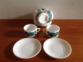 Kop en schotel. Arcopal. Lotus.