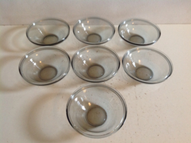 Set schalen. Glas.