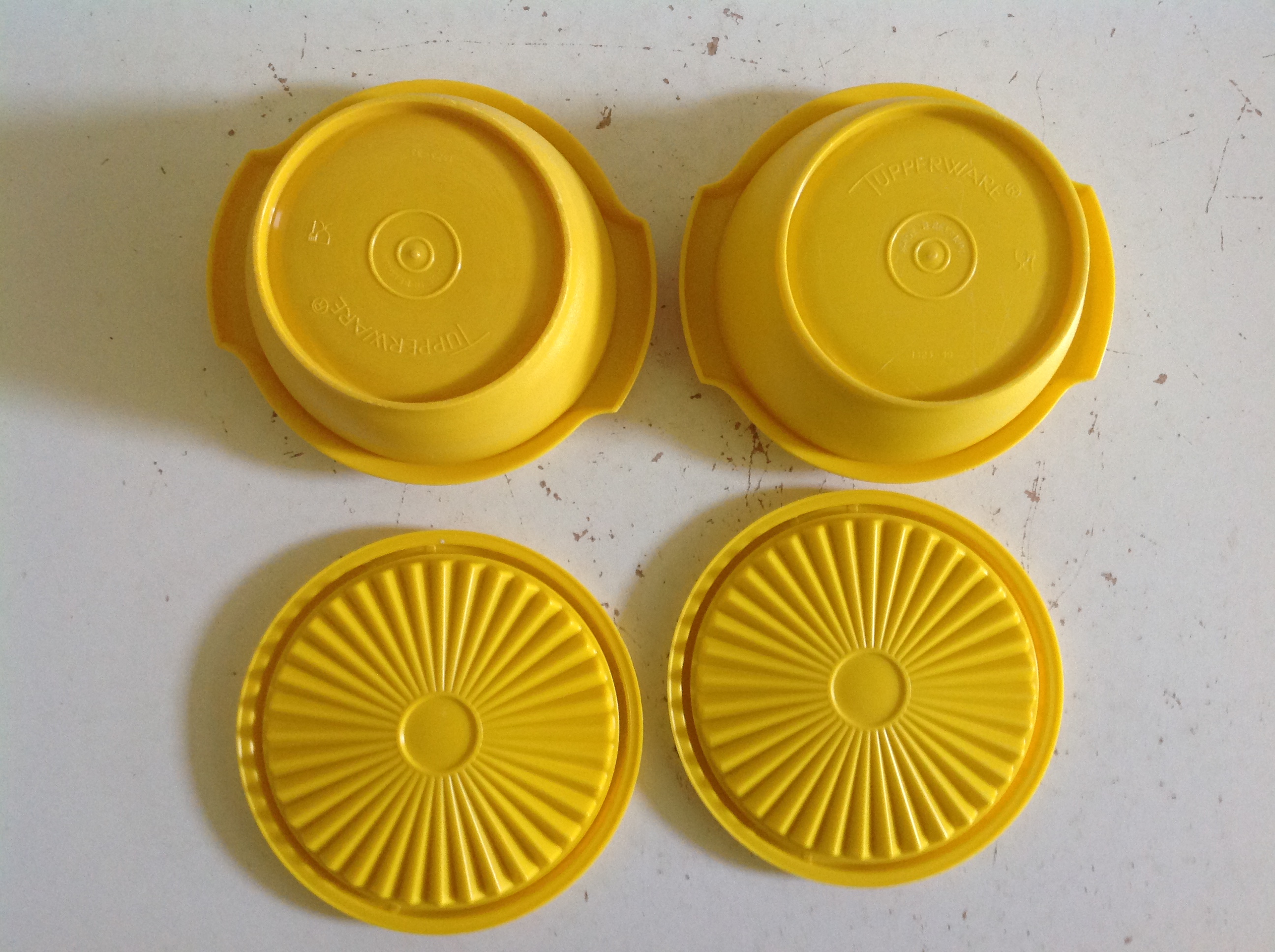 Tupperware bakje.