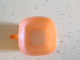 Kop / mok/ Opale. Oranje.