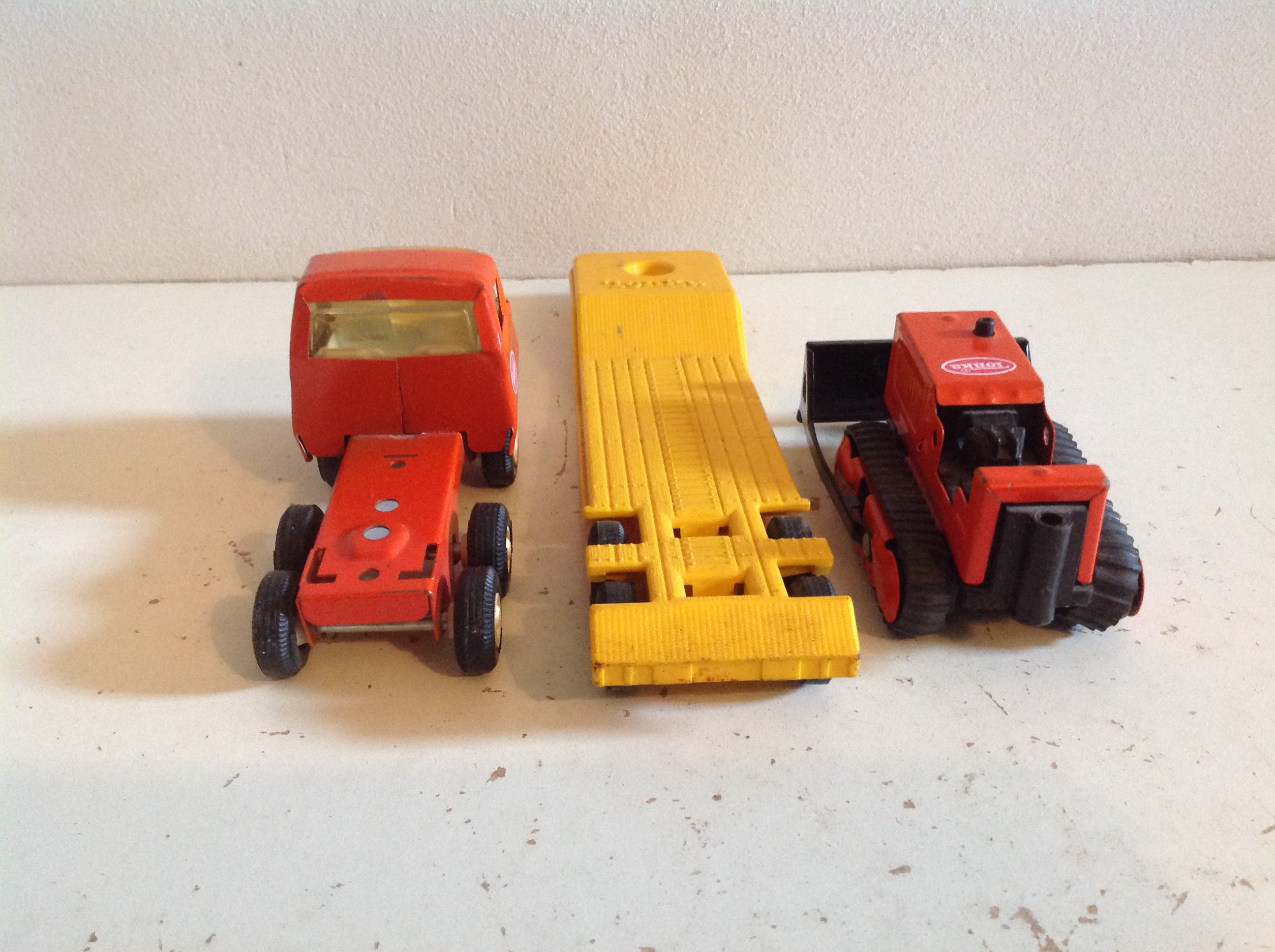Tonka. Truck met oplegger.