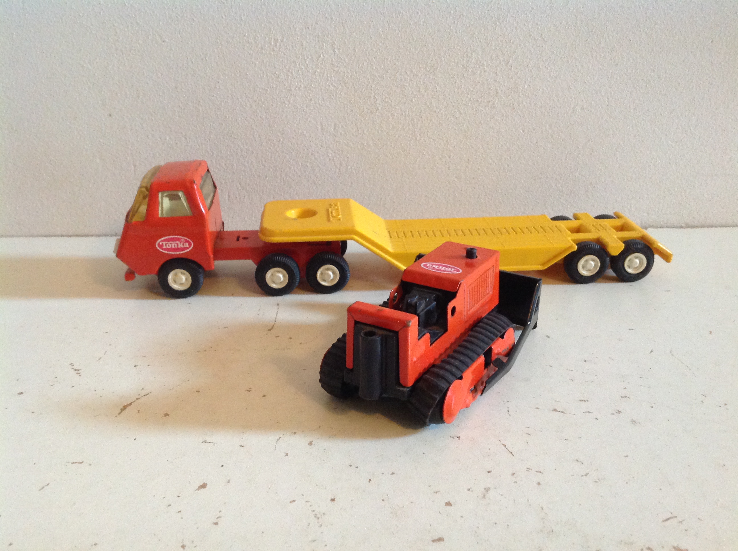 Tonka. Truck met oplegger.
