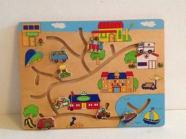Speelbord. Hout.