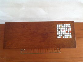 Lectuurbak / bijzettafel. Jaren 60 / 70.