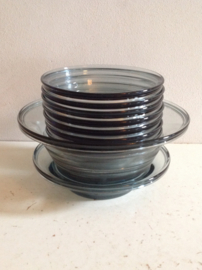 Set schalen. Glas.