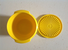 Tupperware bakje. Citroengeel.