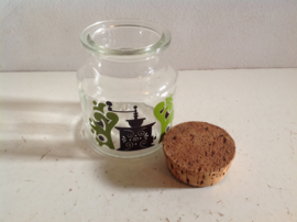 Voorraad pot. Glas.