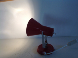 Wandlamp. Rood. 60’s/70’s.
