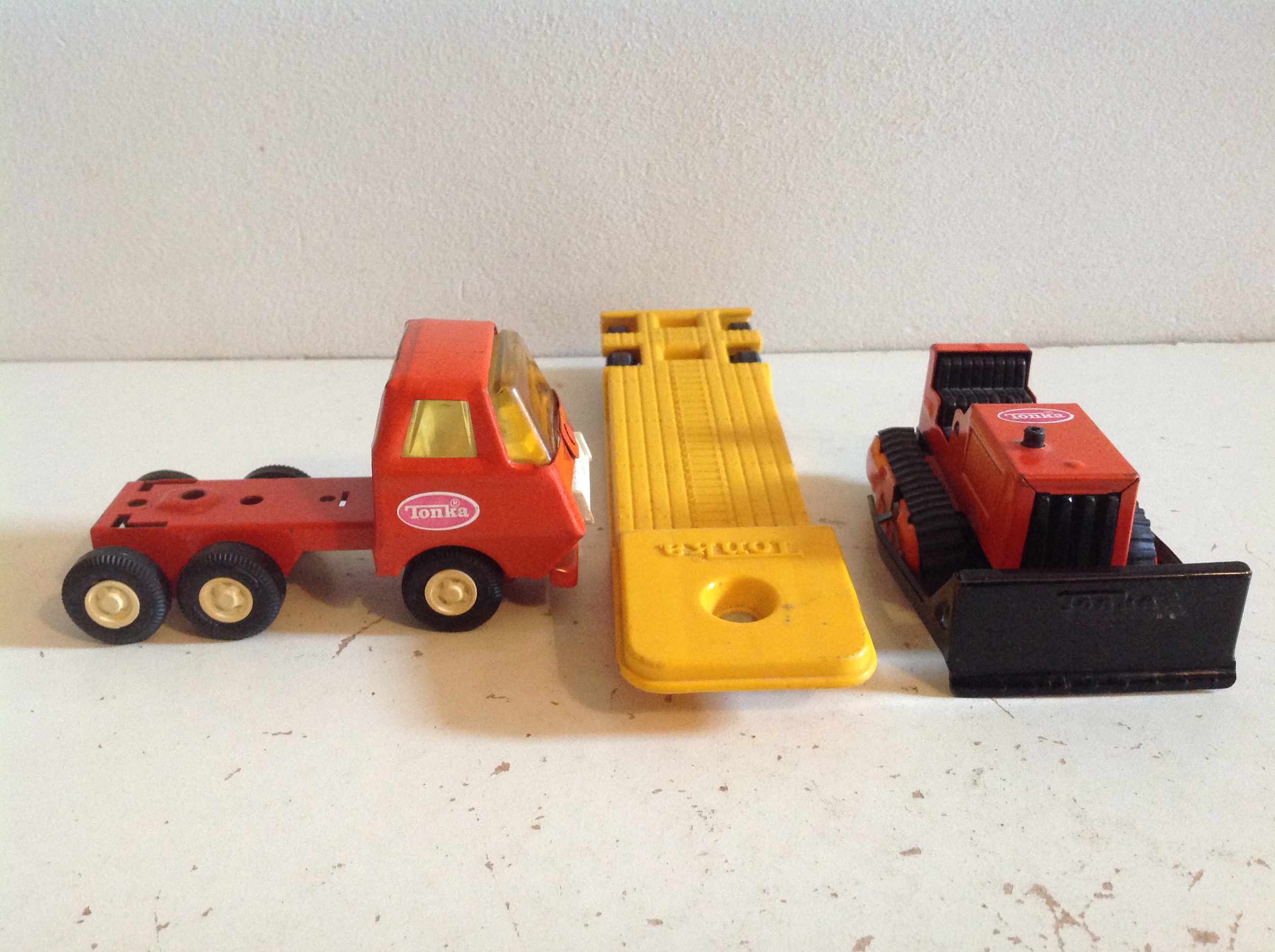 Tonka. Truck met oplegger.