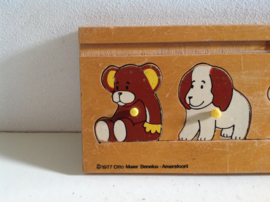Inlegpuzzel. Dieren.