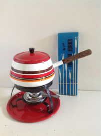 Emaille fondue set. Brabantia.