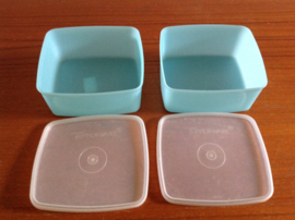 Tupperware. Opbergbakje. Blauw.