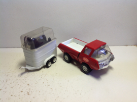 Tonka. Truck met paardentrailer.