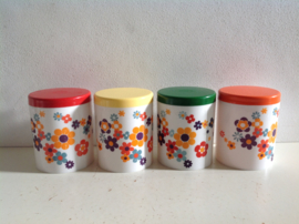Set wattenpotjes. Bloemen.