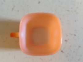 Kop / mok/ Opale. Oranje.