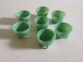 Set van 7 Eierdopjes.