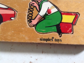 Inlegpuzzel. Garage.