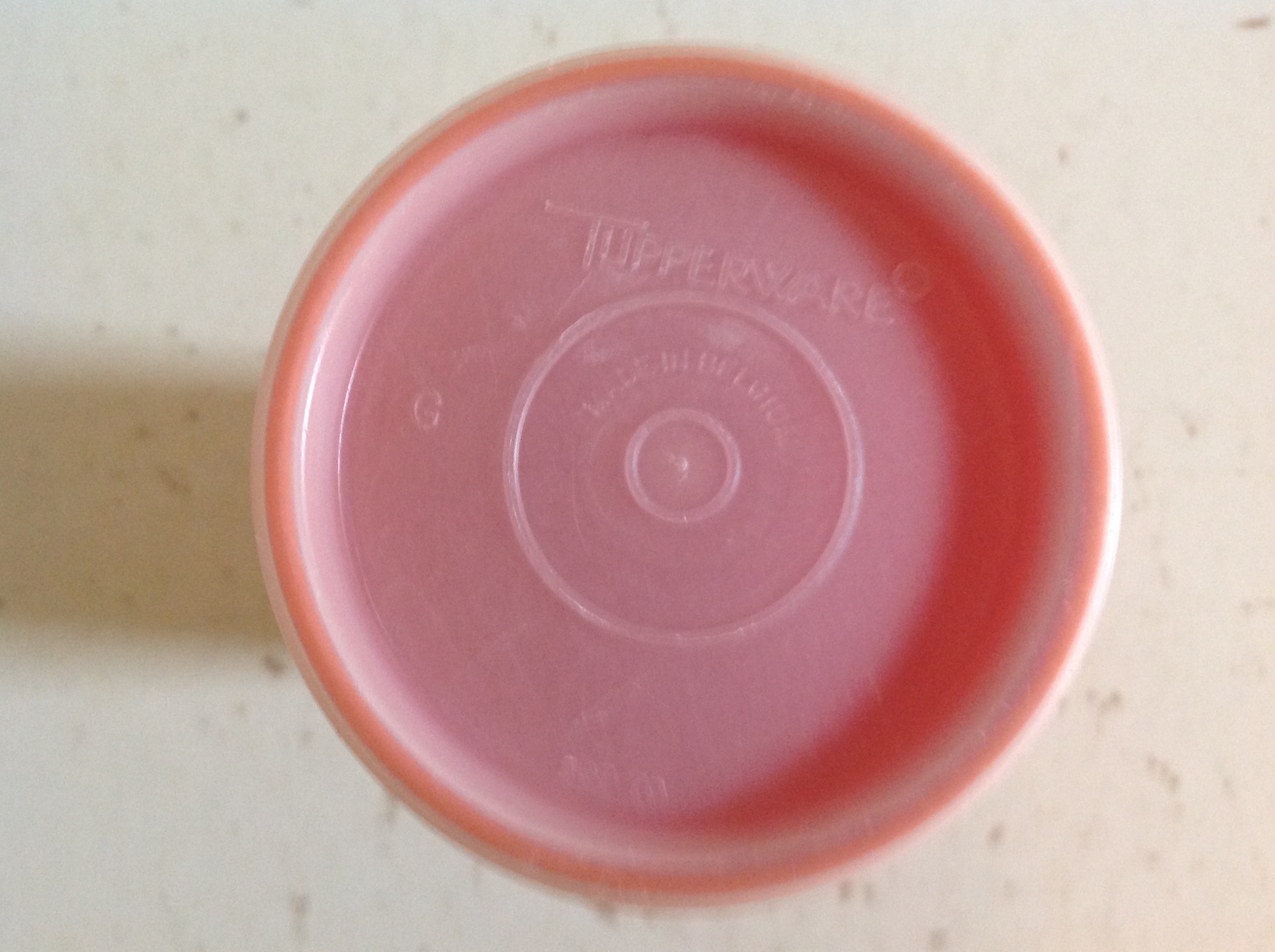 Drinkbeker. Tupperware.
