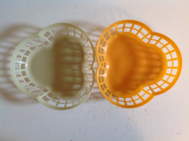 Set plastic mandjes.