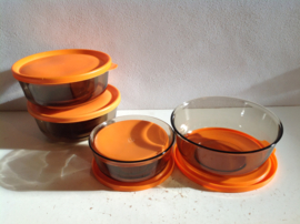 Set schalen. Glas. Luminarc.