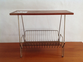 Lectuurbak / bijzettafel. Jaren 60 / 70.