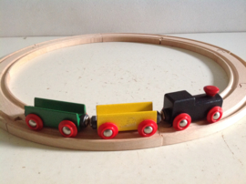Basisset trein en rails. BRIO.