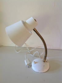 Bureaulamp. Wit. Anvia. 60’s.